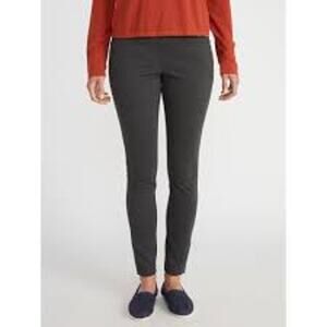 ExOfficio Minka Pant Gray Leggings Stretch Ponte Knit Elastic Waist Women 4